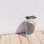 terracotta sun and moon abstract  Travel Mug Gallery Image 4