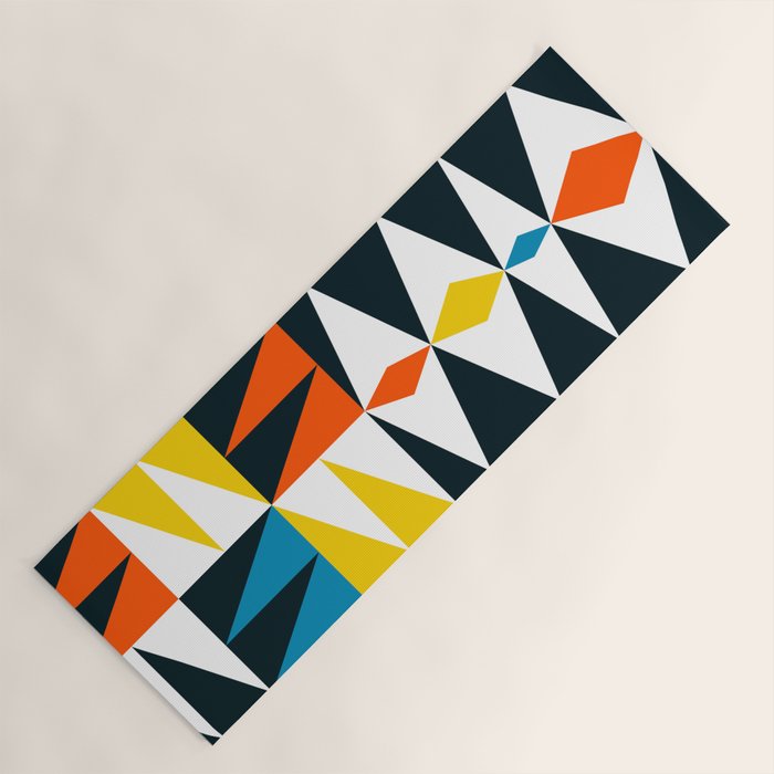Mid Century 02 Yoga Mat Gallery Image 1