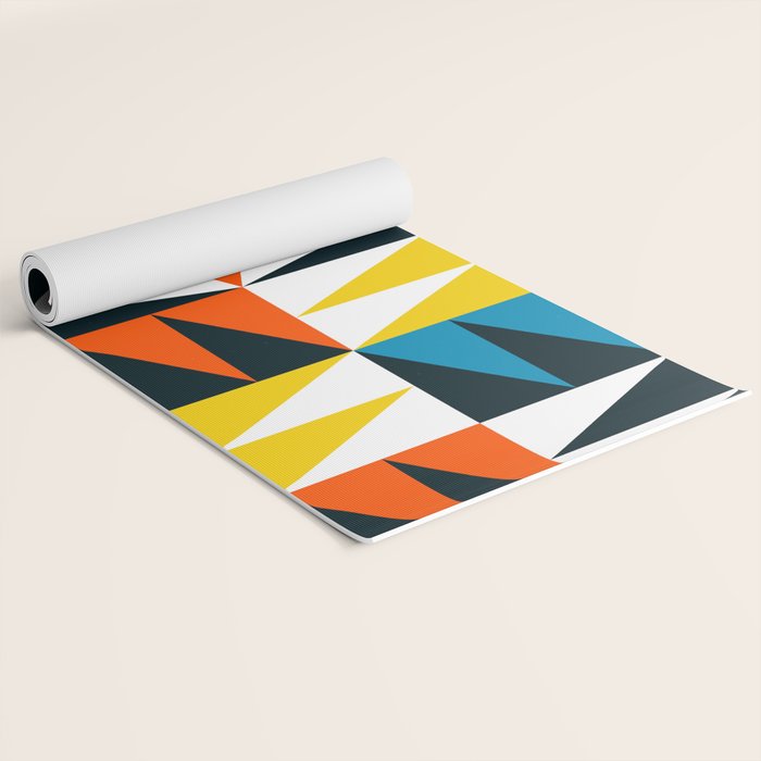 Mid Century 02 Yoga Mat Gallery Image 2