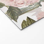 Vintage & Shabby Chic - Antique Pink Peony Flowers Garden Welcome Mat Gallery Image 2