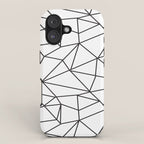 Geometrical modern black abstract wondrous pattern iPhone Case Gallery Image 1
