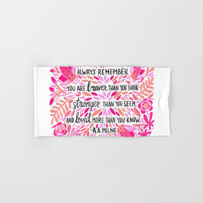 Always Remember - Pink OmbrÃ© Palette Bath Towel Gallery Image 1