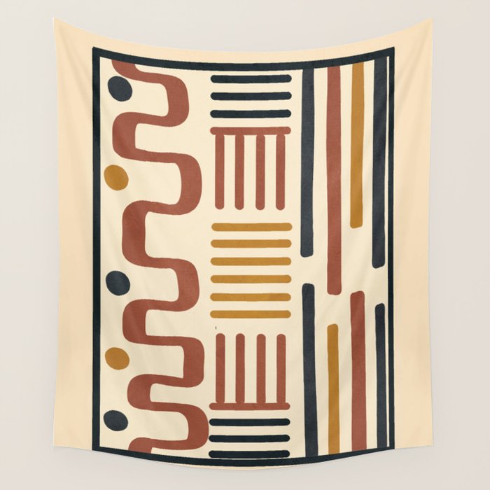 Wild Lines 01 Wall Tapestry Gallery Image 4