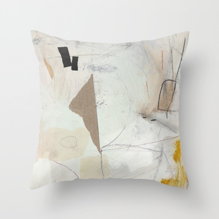 Abstract Layers Throw Pillow Gallery Image 1