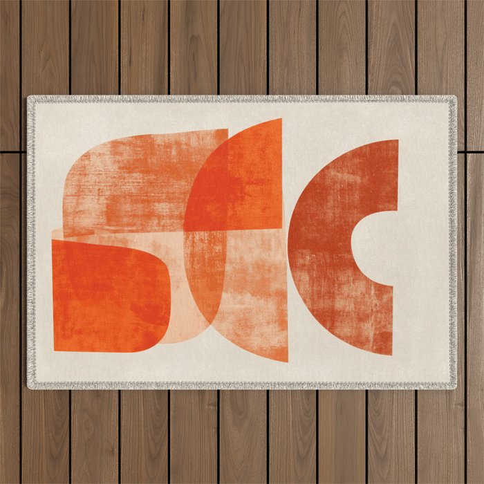 Desert Shapes I Outdoor Rug Gallery Image 1