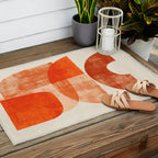 Desert Shapes I Outdoor Rug Gallery Image 2