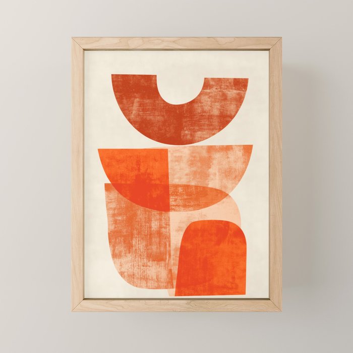 Desert Shapes I Mini Art Print Gallery Image 1