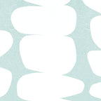 Serenity Abstract Pebbles White on Pastel Blue Sky Coffee Mug Gallery Image 2