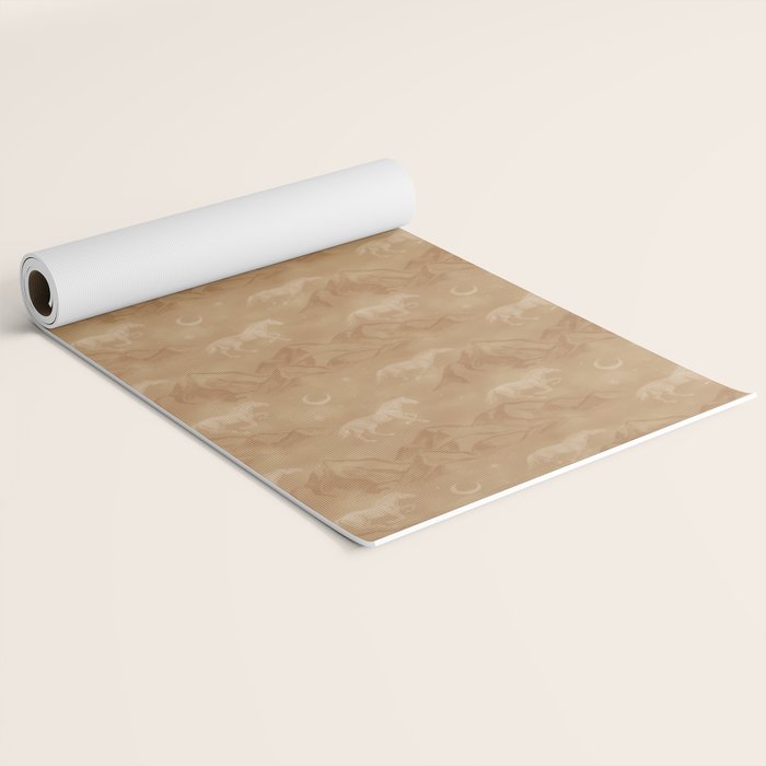 Run Wild - Caramel Yoga Mat Gallery Image 2