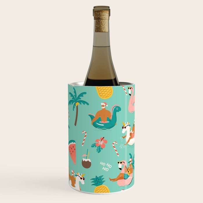 Hot Santa on vacation Wine Chiller Gallery Image 3