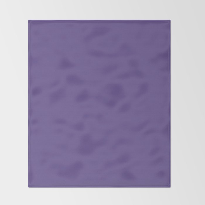 Ultra Violet Purple - Color of the Year 2018 Throw Blanket Gallery Image 2