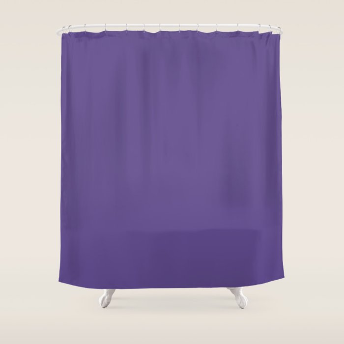 Ultra Violet Purple - Color of the Year 2018 Shower Curtain Gallery Image 1