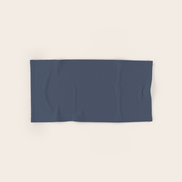 Dark Slate Blue Gray Bath Towel Gallery Image 1