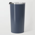 Dark Slate Blue Gray Travel Mug Gallery Image 3