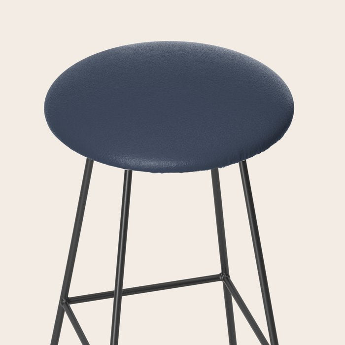 Dark Slate Blue Gray Stool Gallery Image 2