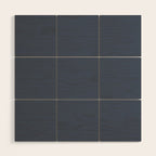 Dark Slate Blue Gray Wood Wall Art Gallery Image 1