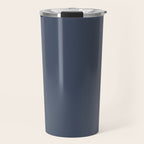 Dark Slate Blue Gray Travel Mug Gallery Image 1