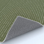 Lines (Moss Green) Rug Gallery Image 4