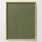 Lines (Moss Green) Serving Tray Gallery Image 1