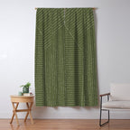 Lines (Moss Green) Window Curtain Gallery Image 5