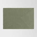 Lines (Moss Green) Rug Gallery Image 2