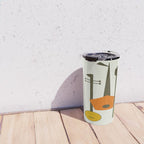 Mid-Century Modern Art Musical Strings Travel Mug Gallery Image 4