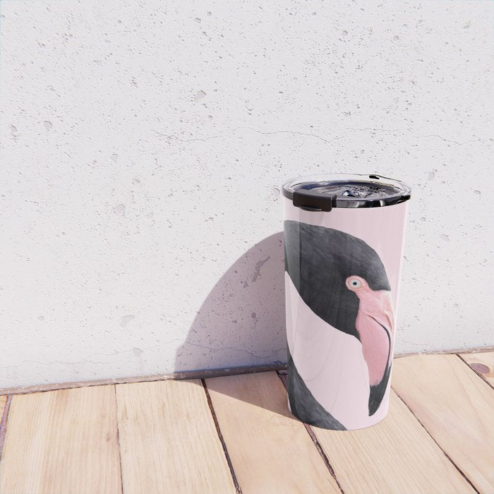 BLACK FLAMINGO Travel Mug Gallery Image 4