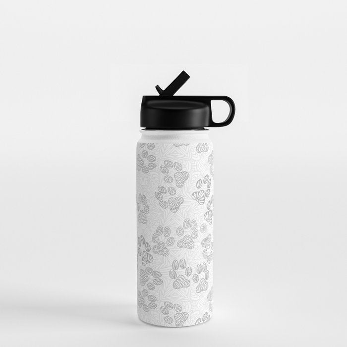 Puppy Paw Prints Water Bottle Gallery Image 1