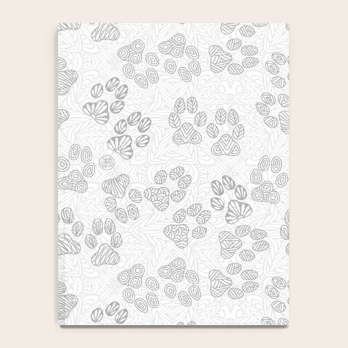 Puppy Paw Prints Notebook Gallery Image 4