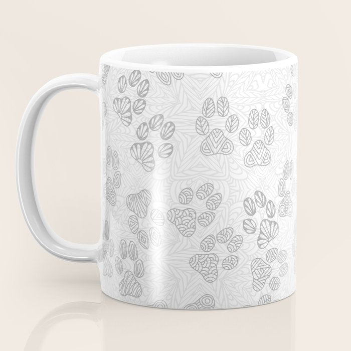 Puppy Paw Prints Coffee Mug Gallery Image 3