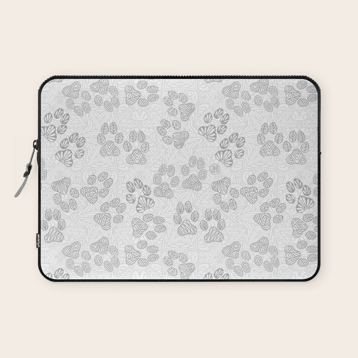 Puppy Paw Prints Laptop Sleeve Gallery Image 1