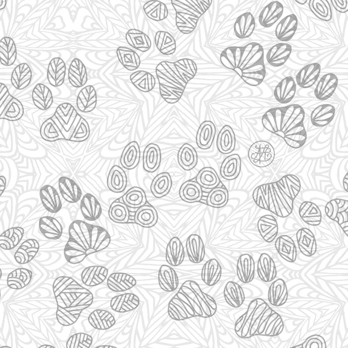 Puppy Paw Prints Coffee Mug Gallery Image 2