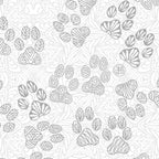 Puppy Paw Prints Coffee Mug Gallery Image 2