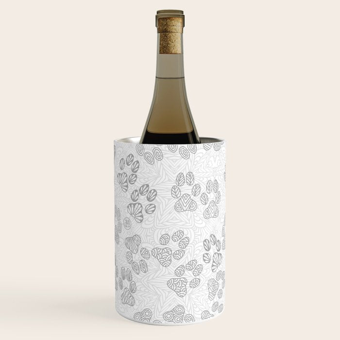 Puppy Paw Prints Wine Chiller Gallery Image 3