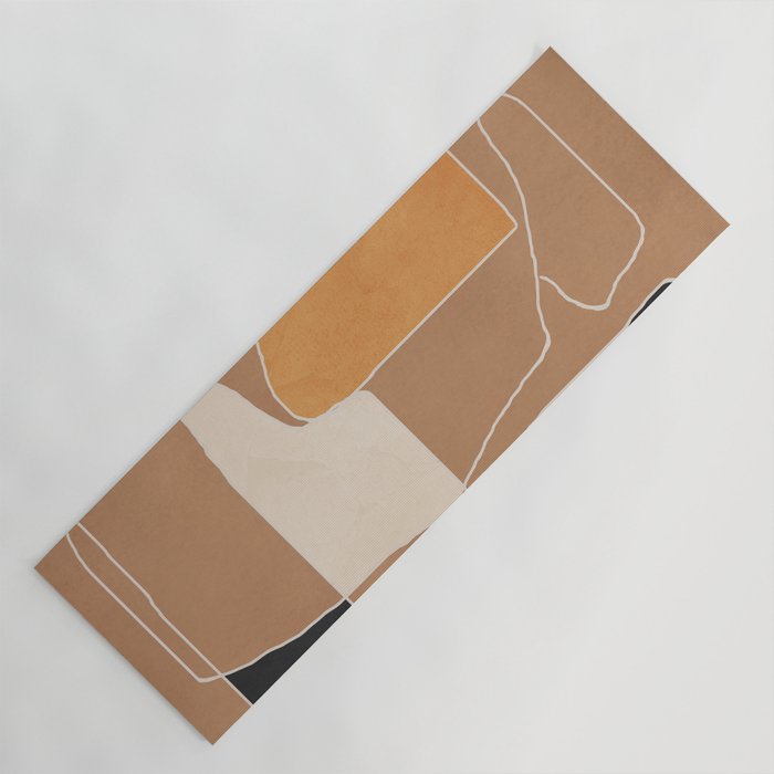 Modern Abstract Minimal Shapes 211 Yoga Mat Gallery Image 1