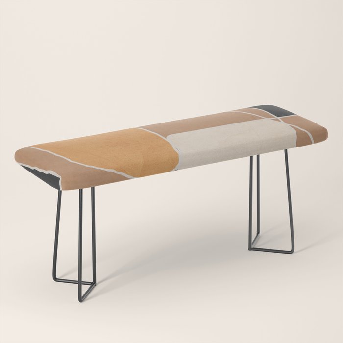 Modern Abstract Minimal Shapes 211 Bench Gallery Image 1