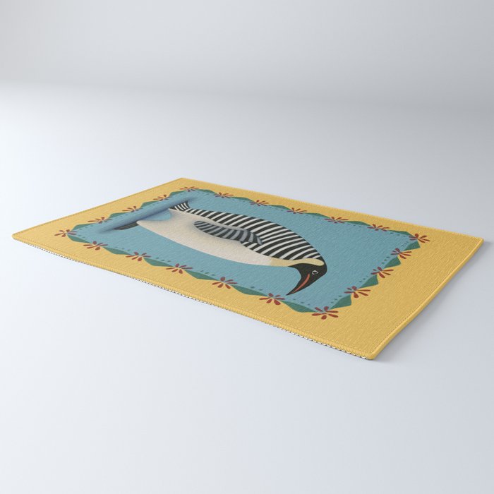 Striped Penguin Rug Gallery Image 3