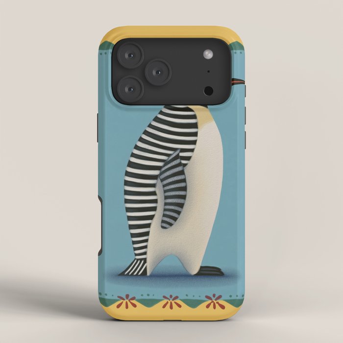 Striped Penguin iPhone Case Gallery Image 4
