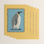 Striped Penguin Wrapping Paper Gallery Image 3