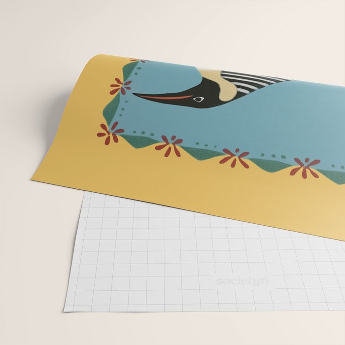 Striped Penguin Wrapping Paper Gallery Image 2