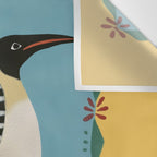 Striped Penguin Wall Tapestry Gallery Image 3