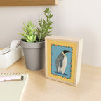 Striped Penguin Mini Art Print Gallery Image 2