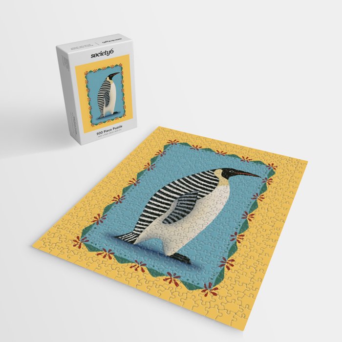 Striped Penguin Jigsaw Puzzle Gallery Image 2