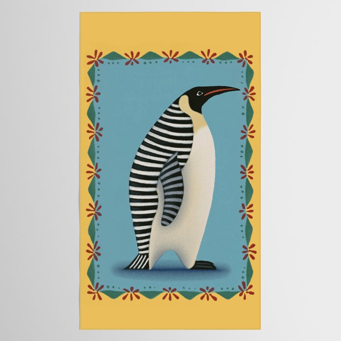 Striped Penguin Tablecloth Gallery Image 2