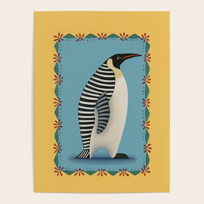 Striped Penguin Poster Gallery Image 4
