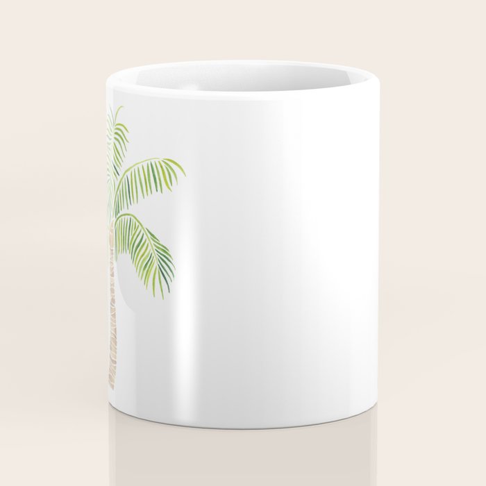 Palm Tree Watercolor Coffee Mug Gallery Image 4