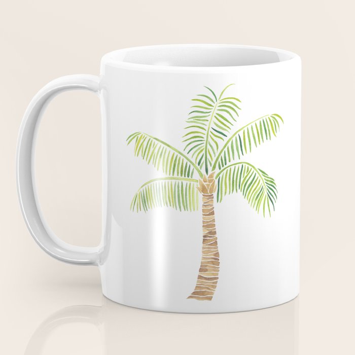 Palm Tree Watercolor Coffee Mug Gallery Image 3