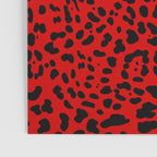 Punk Rock Red Leopard Pattern Poster Gallery Image 3