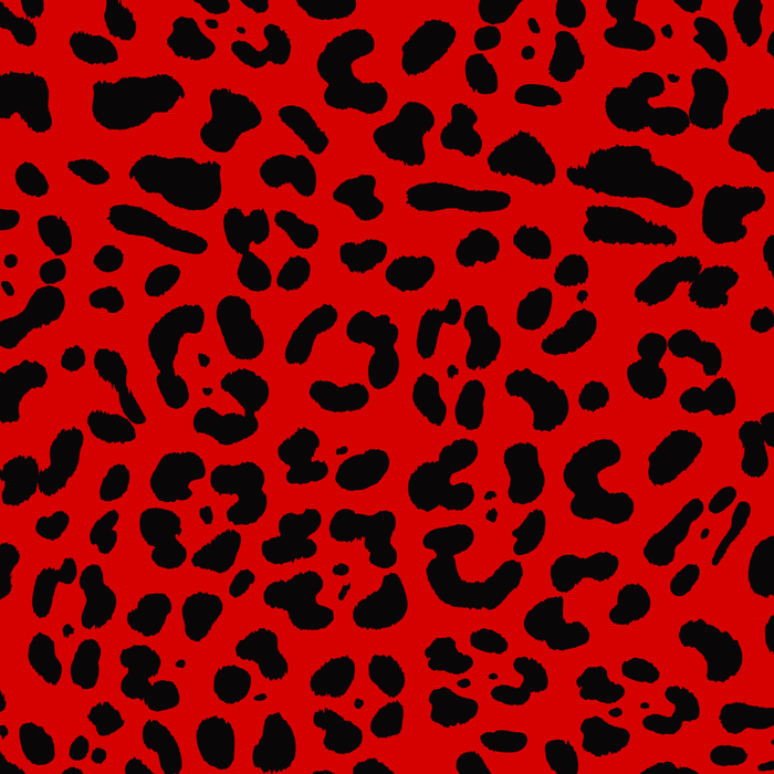 Punk Rock Red Leopard Pattern Coffee Mug Gallery Image 2