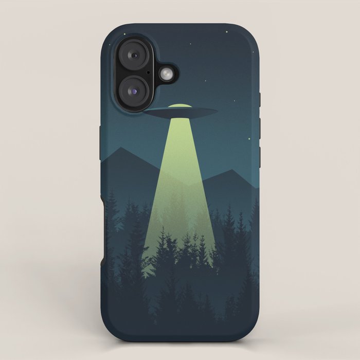 Forest UFO iPhone Case Gallery Image 1